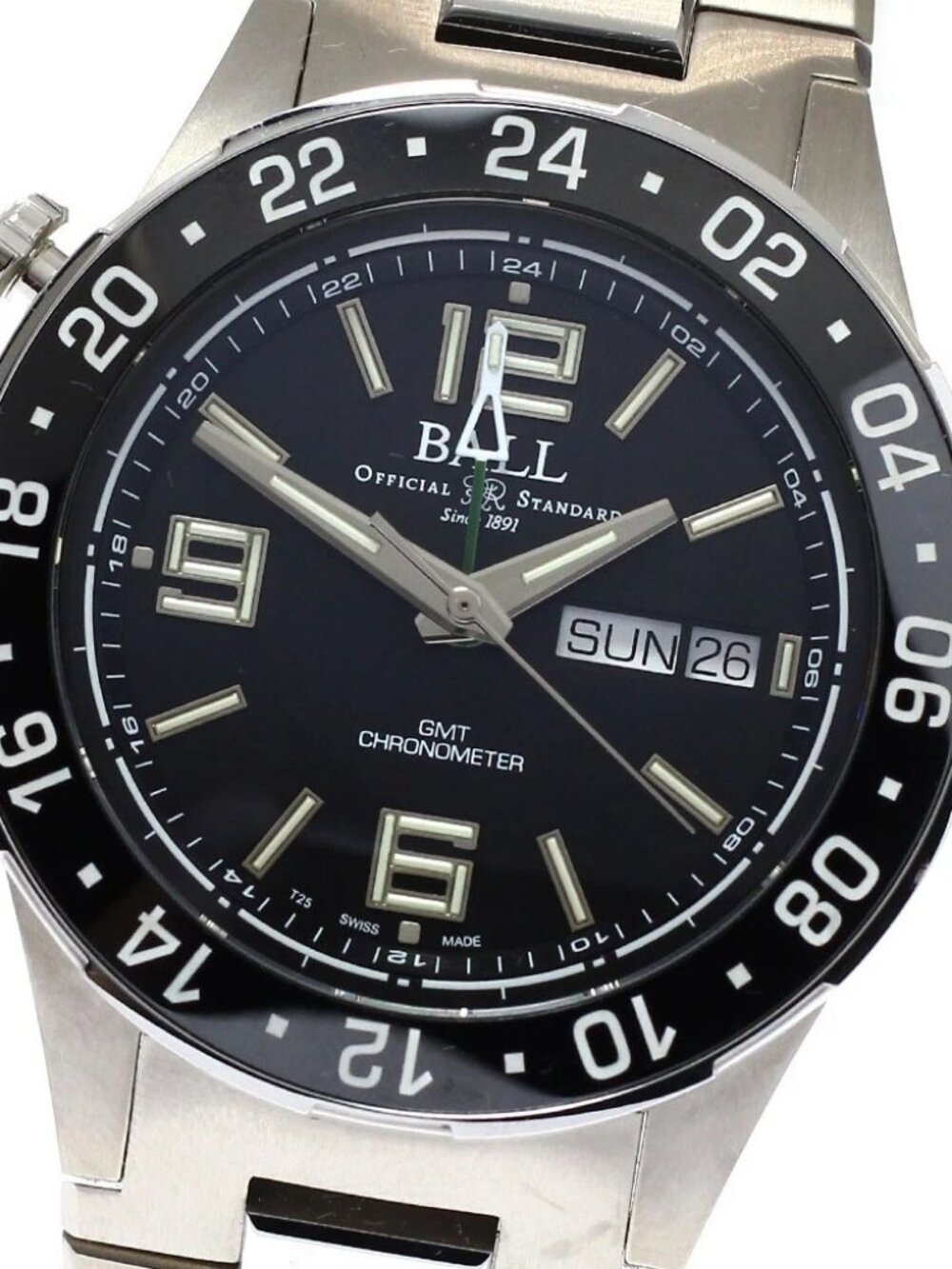 BALLWATCH Roadmaster Marine GMT DG3030B Day date Automatic Men's Watch_961581